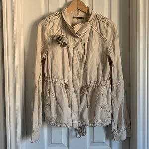 Anthropologie Brand - Daughters of the Liberation Spring Jacket in Beige size 6